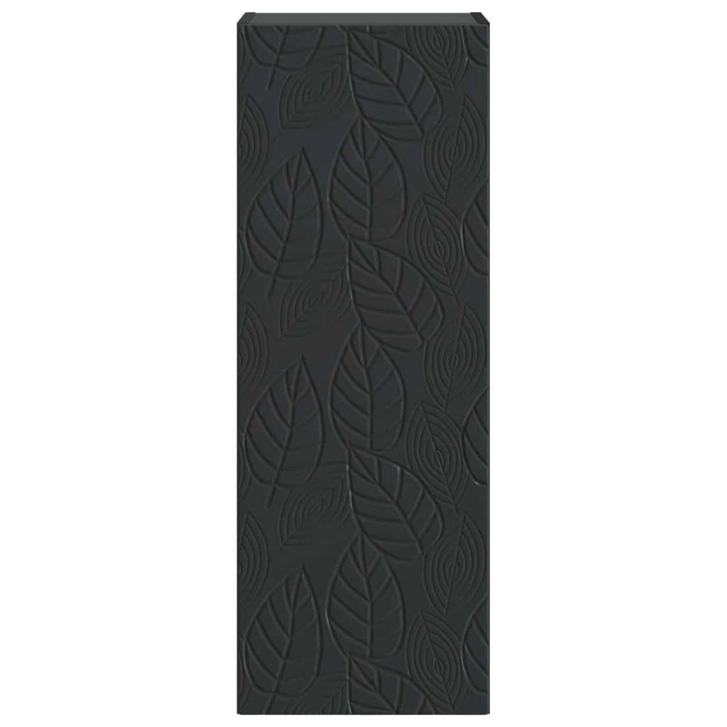 Mobiletto a muro Nero 33 x 34,5 x 90 cm Legno ingegnerizzato 898756