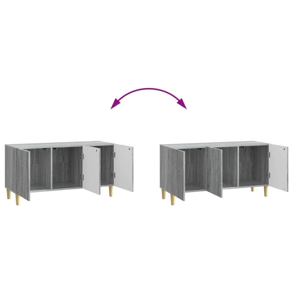 Mobile TV Grigio Sonoma 99 x 34,5 x 50 cm Legno ingegnerizzato