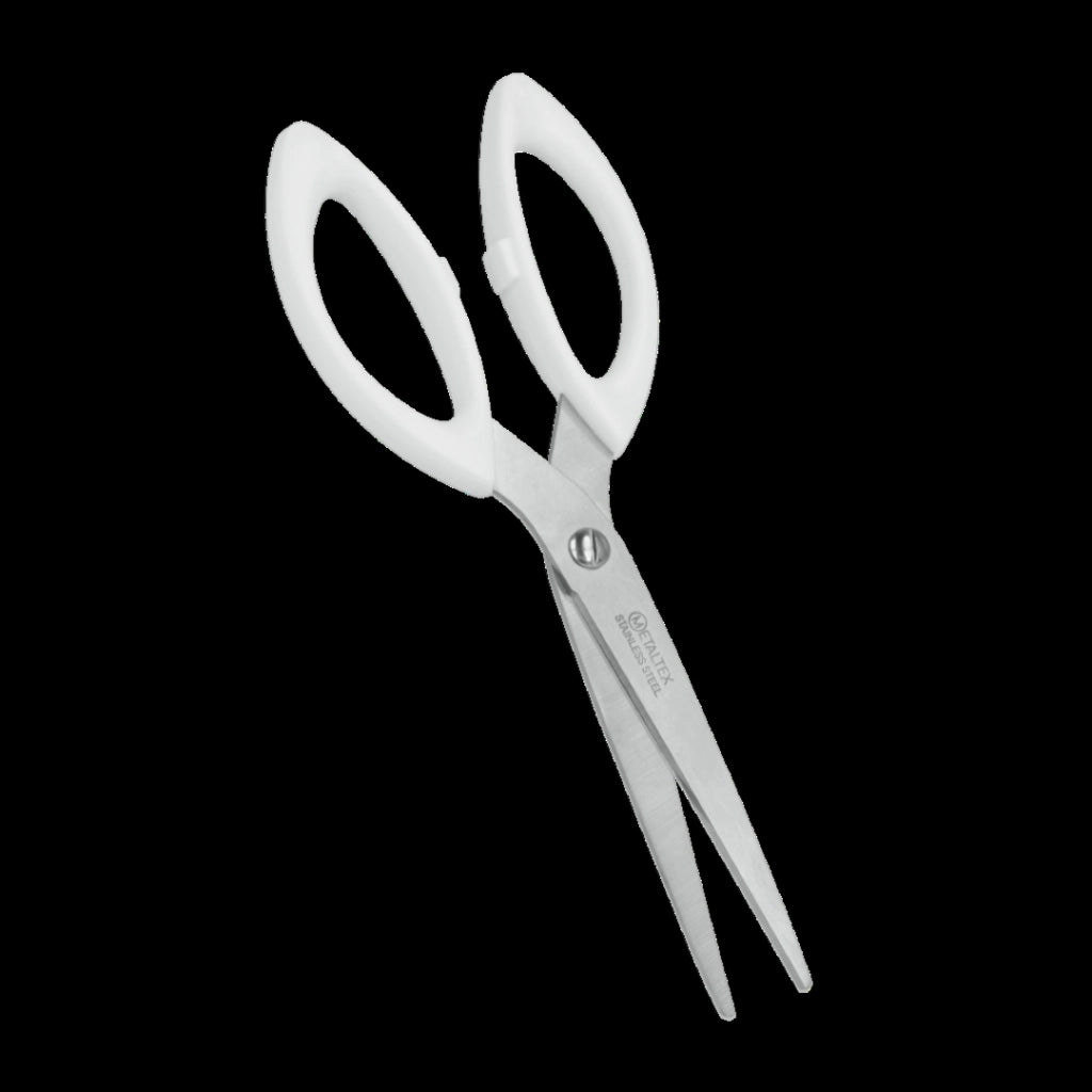 Forbici Con Manico In Plastica Abs Inox Cm 17 Bazar Set 5 Pezzi - Metaltex