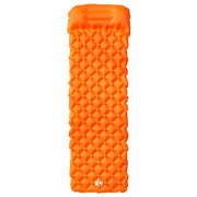 Materasso Campeggio Gonfiabile con Cuscino 1 Persona Arancione CFW2802372