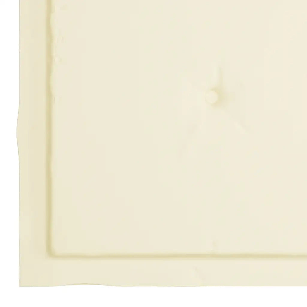 Sedie da Giardino con Cuscini Crema 6 pz Legno Massello di Teak 3062543