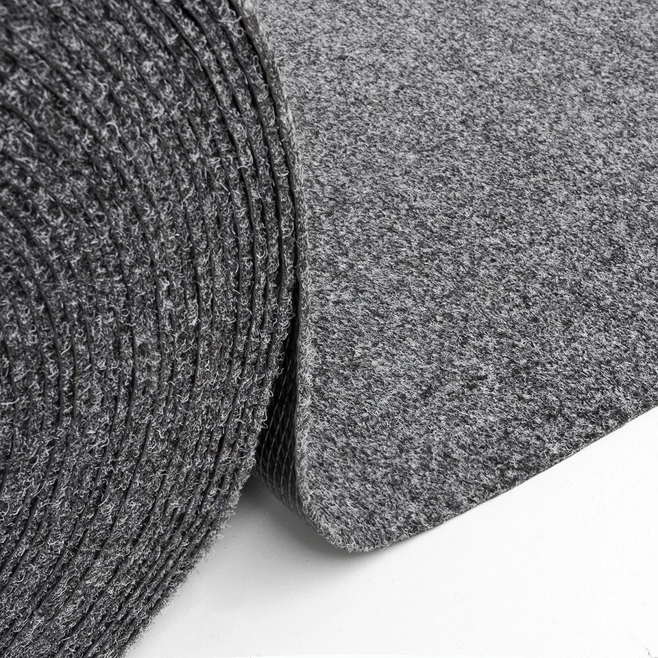 Passatoia 50x500 cm Corridoio Agugliato Moquette Corsia Grigio Zerbino Esterno Interno Negozio
