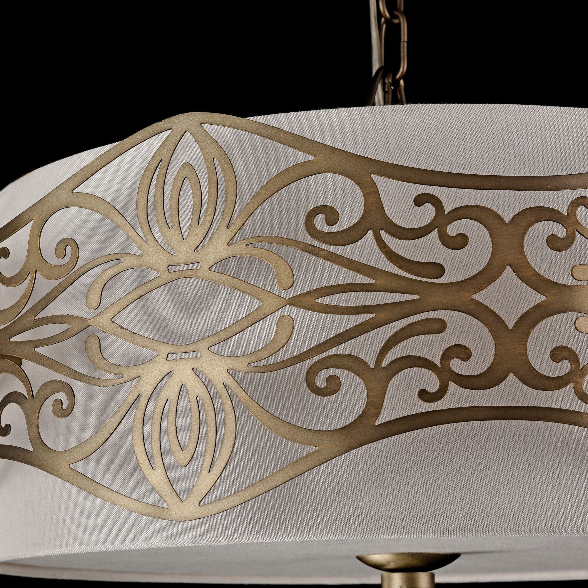 Lampada pendente House in Metallo Burgeon Bronzo