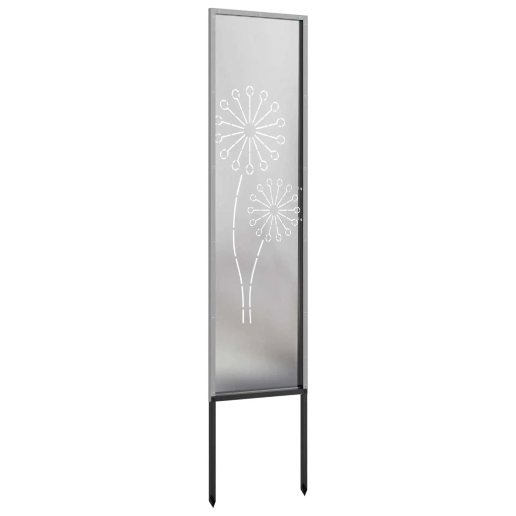 Schermo per privacy in giardino Traforo Argento 32 x 140 cm 876235