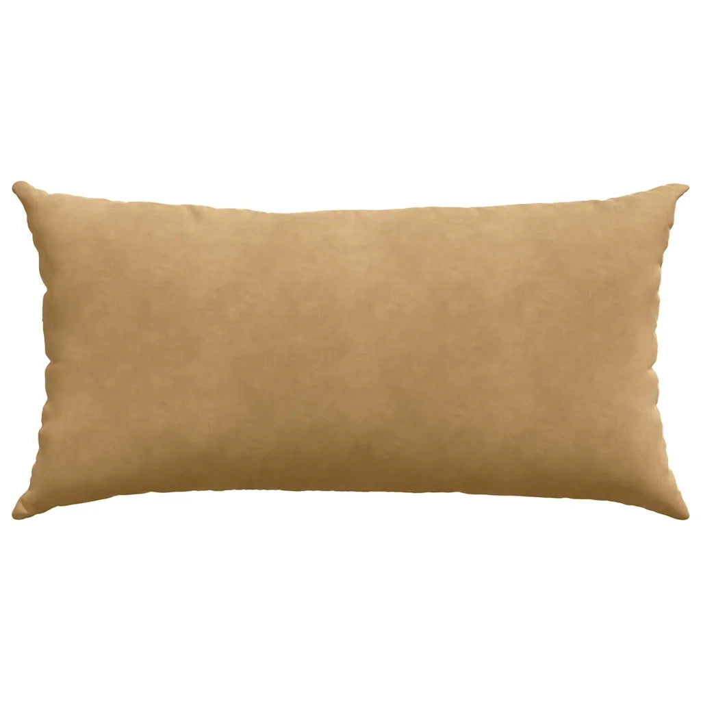 Cuscini da Divano 2 pcs Marrone 80 x 40 cm Tessuto in Cords