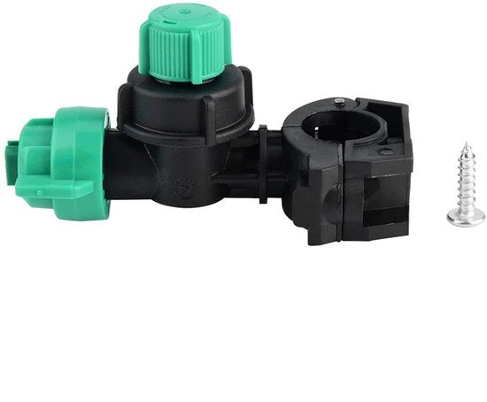 Spruzzatore di giardinaggio versatile - Dispersore di acqua - Giardino/agricoltura - Materiale resistente alle abrasioni - Manopola di regolazione - Ingresso 9 mm - Dispersore di acqua con regolazione di getto
