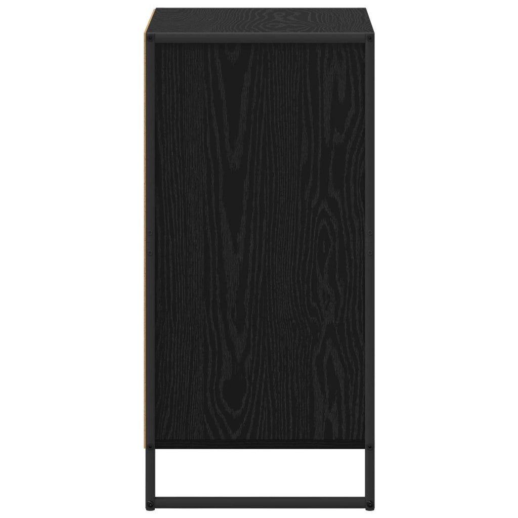 Credenza Rovere Nero 42 x 36 x 75.5 cm Legno multistrato