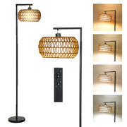 Lampada da terra dimmerabile ¨C zephmum ¨C 3 temperature colore telecomando 52x33x170cm nero