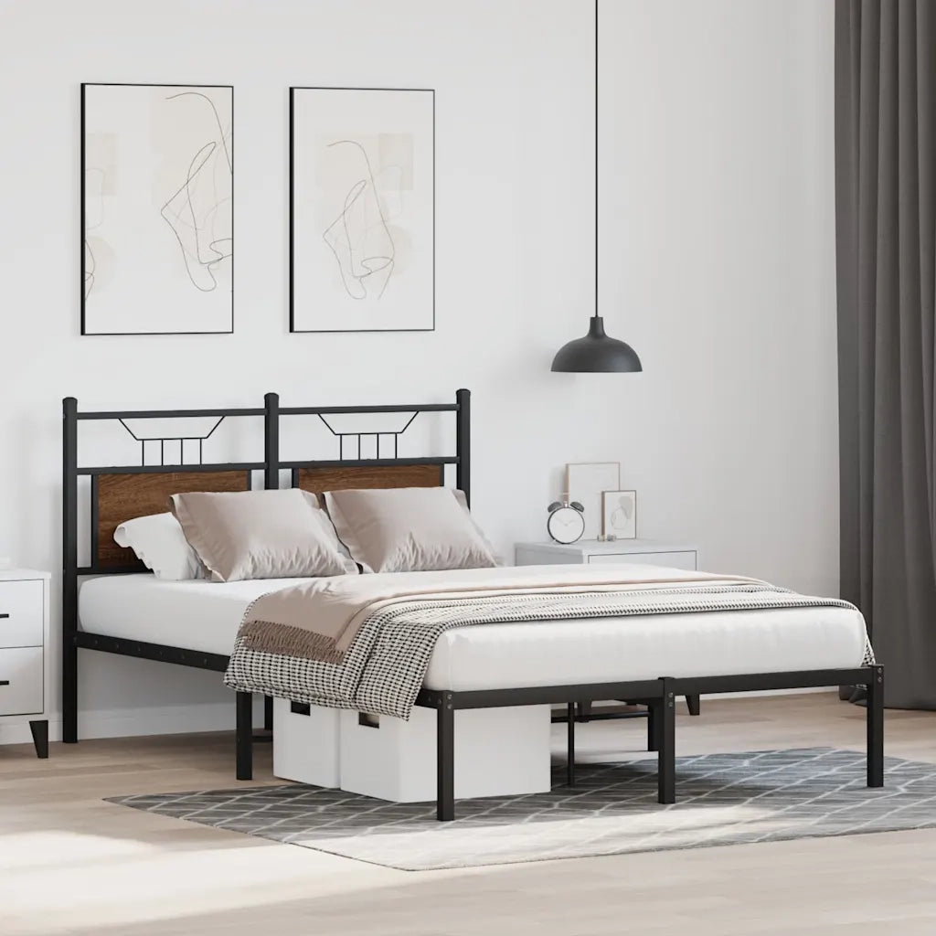 Giroletto senza Materasso Rovere Marrone 120x190 cm Truciolato 4106838