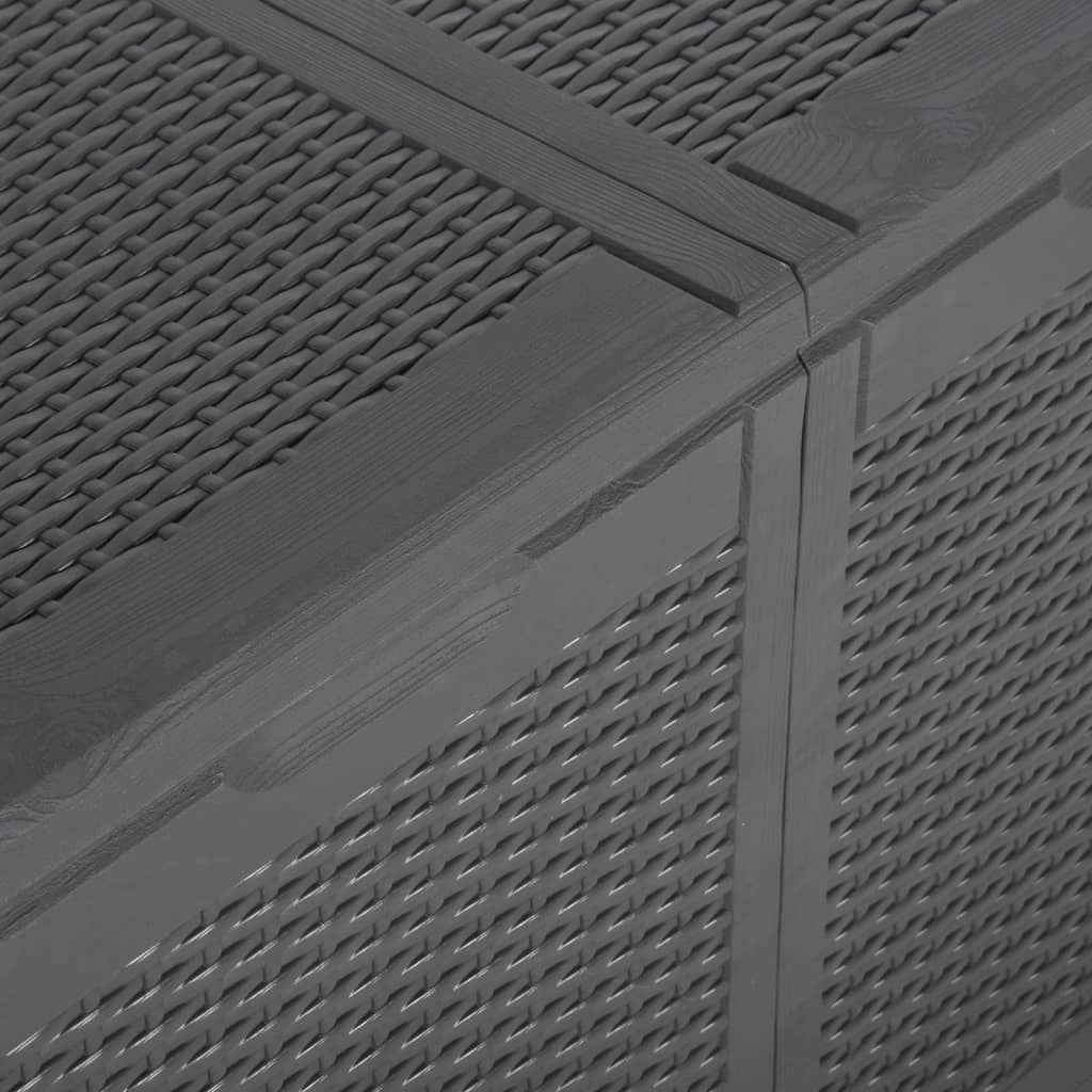 Contenitore/box da giardino in rattan nero da 180 litri 02_0013017