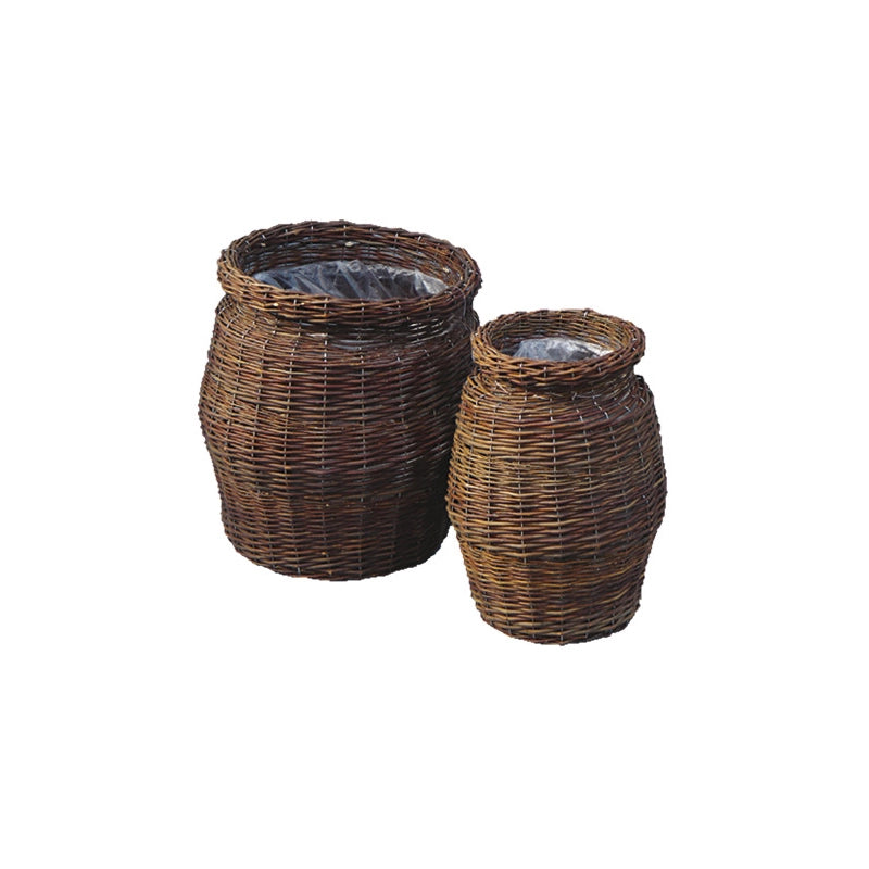 Coprivaso Set 2 Pezzi in vimini