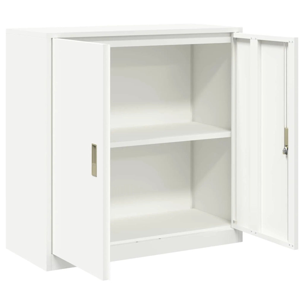 Armadio Bianco 90 x 40 x 90 cm Acciaio