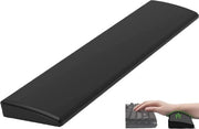 Tastiera da Gioco Compatta - Sostegno a Pollici per Ufficio con Illuminazione LED - Supporto Cavo da Pelle Faux con 6 Zampe di Gomma Antiscivolo