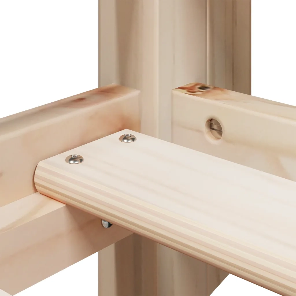 vidaXL Letto a Castello senza Materasso 90x190 cm Legno di Pino