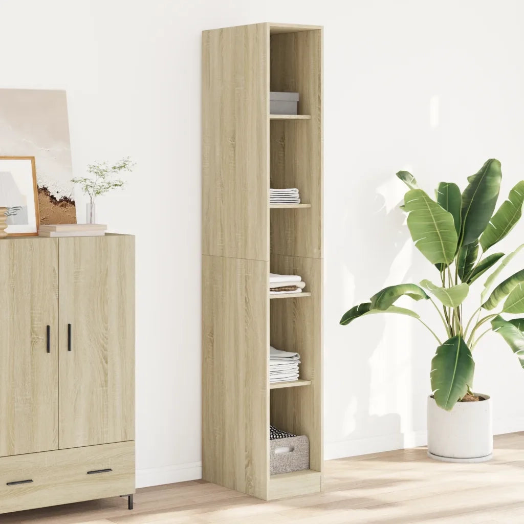 Armadio Rovere Sonoma 30x50x200 cm in Legno tecnico 3307704