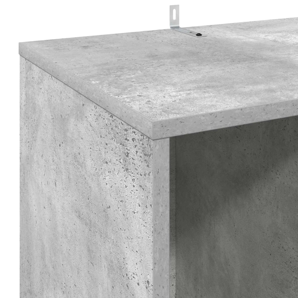 Mobile porta vinili Grigio Cemento 44,5 x 36,5 x 74,5 cm 8012869