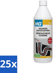 Detersivo per cucina senza smacchi - Biodegradabile - Enzimi organici - 1L - Confezione in bulk - 25 pezzi