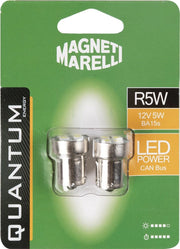 Magneti Marelli R5W coppia di lampadine auto LED 4SMD 12V attacco BA9S