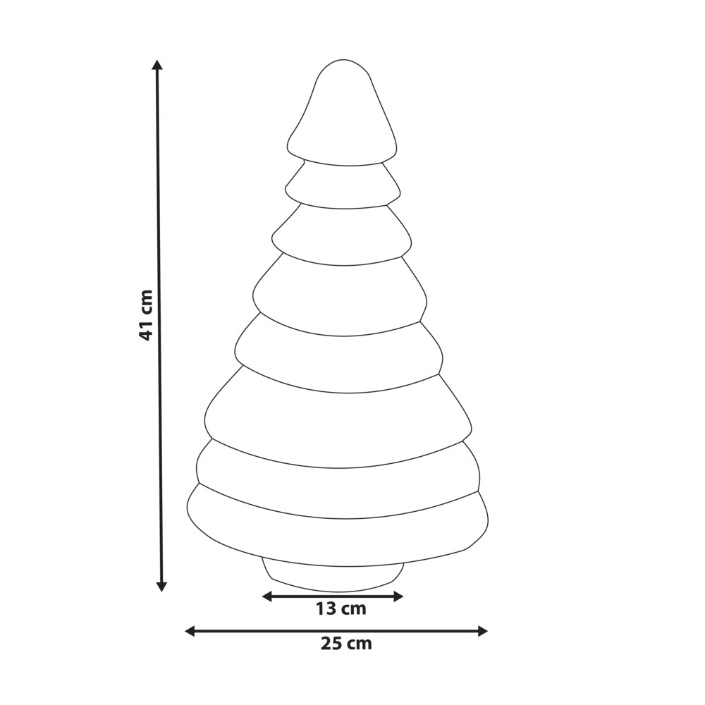 Figurina albero di Natale LED Carta a nido d'ape verde Effetto 3D con luci LED Stile origami Festivo