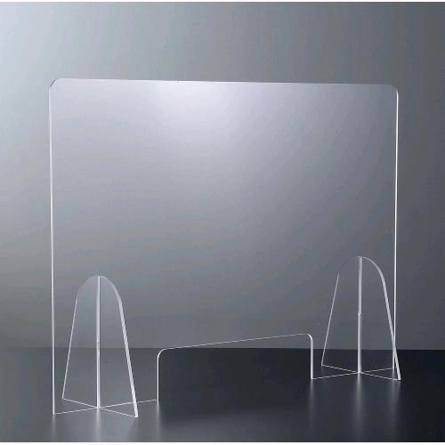 Vetro Sintetico Pretagliato Liscio Bianco Opalino 50x25 cm da 2mm Termoformabile