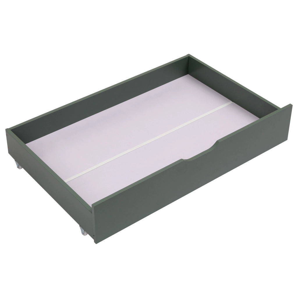 Set di 2 cassetti verdi per letto