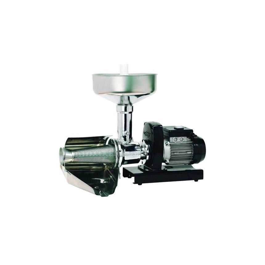 Pavi SM5-113 Spremipomodoro Elettrico con Motoriduttore 370 W 250 Kg-h Inox Made in Italy
