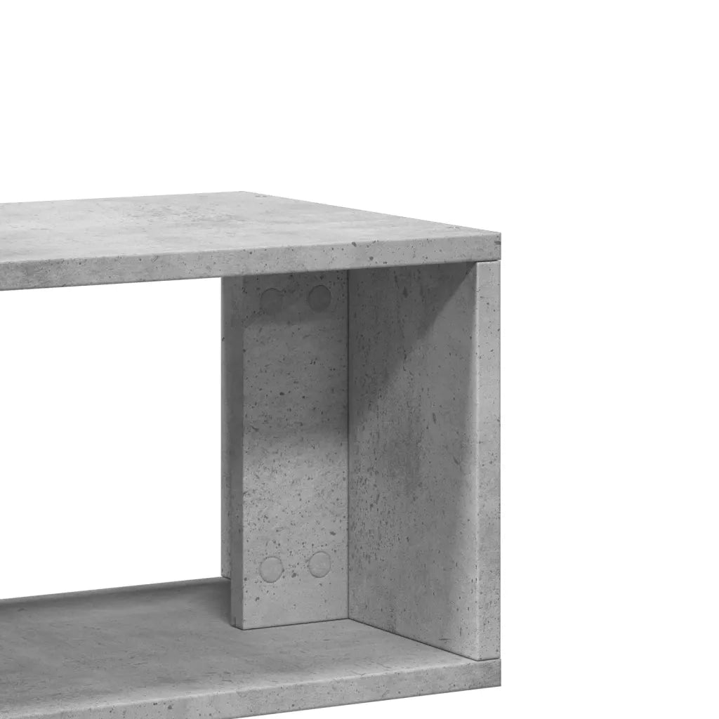 Mobili TV Muro 2pz | Armadietto TV | Mobile Porta TV Grigio Cemento 75x30x50 cm Legno Multistrato