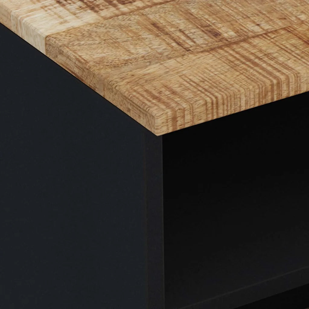 Mobile Porta TV 70x33x46 cm in Legno Massello di Mango 345223