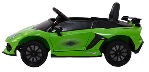 Macchina Elettrica per Bambini 12V con Licenza Lamborghini Aventador SVJ Small Verde