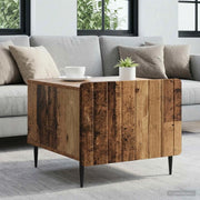 Tavolino da salotto con cassetto Legno antico 49 x 50 x 42 cm 894513