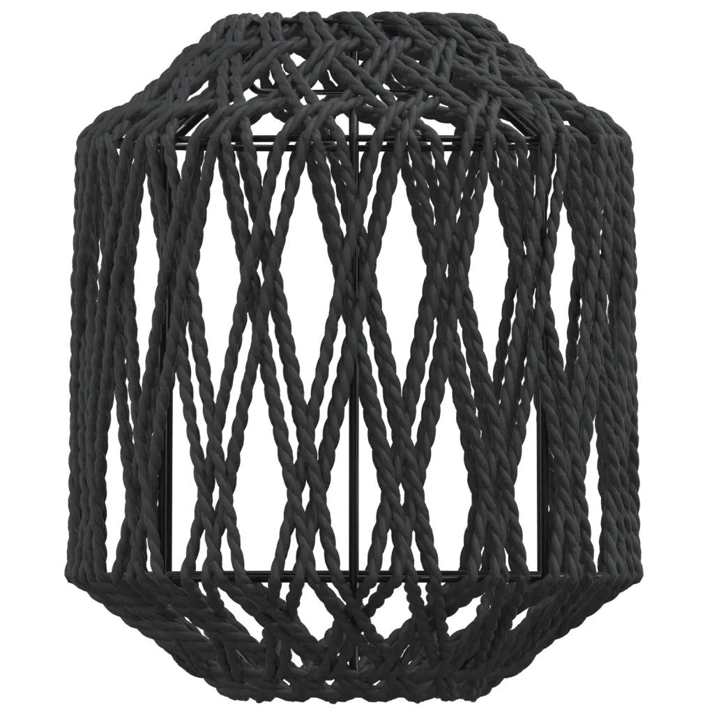 Paralume Nero ?23x28 cm Ferro e Carta CFW2166997