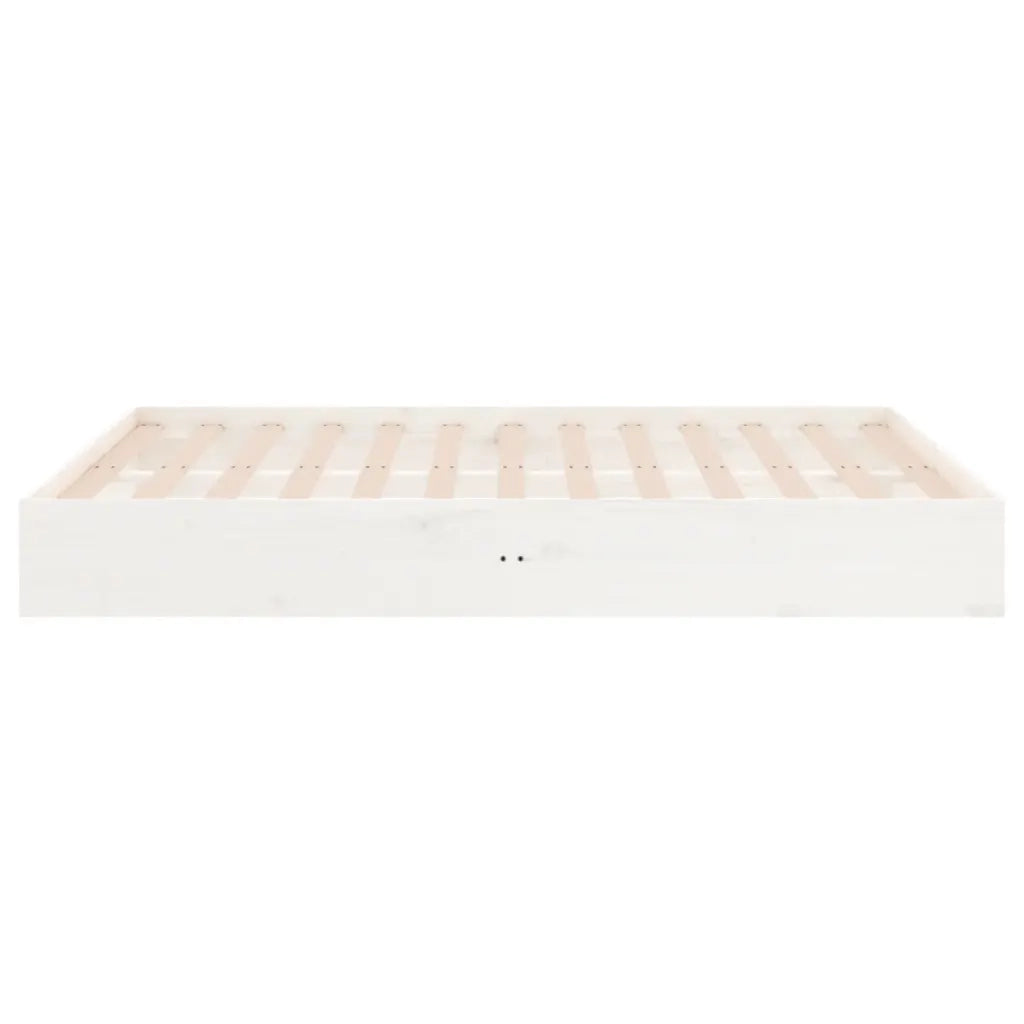 Giroletto Bianco in Legno Massello 135x190 cm Double 820078