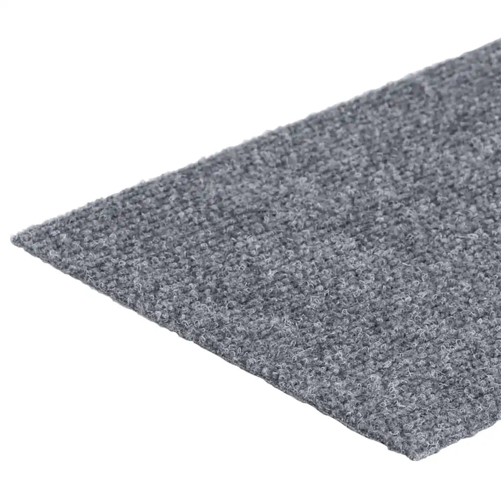 Tappetini per Scale Autoadesivi 30 pz Grigio Chiaro 76x20 cm
