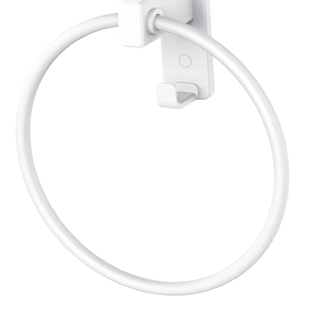 Porta salviette ad anello bianco - Serie Blend