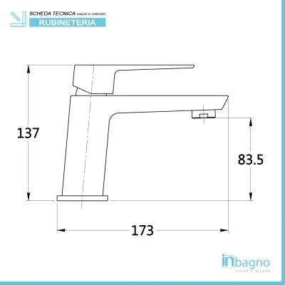 Set miscelatori nero opaco lavabo bidet e doccia con deviatore Kubo