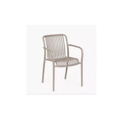 SEDIA DA ESTERNO INTERNO TORTORA IN POLIPROPILENE 58X42X81 CM NIVES
