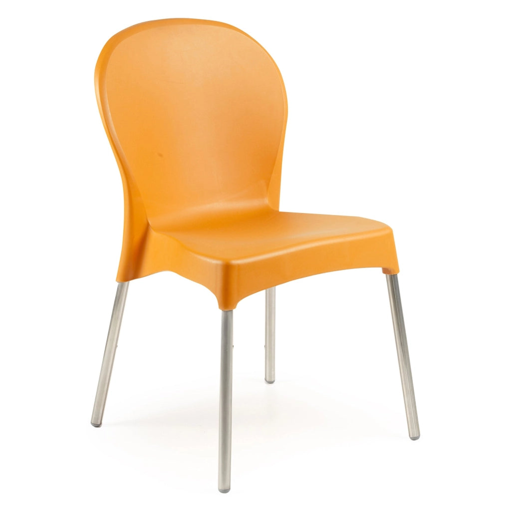 Linder, Sedia da Esterno una Sedia Made in Italy, Arancione