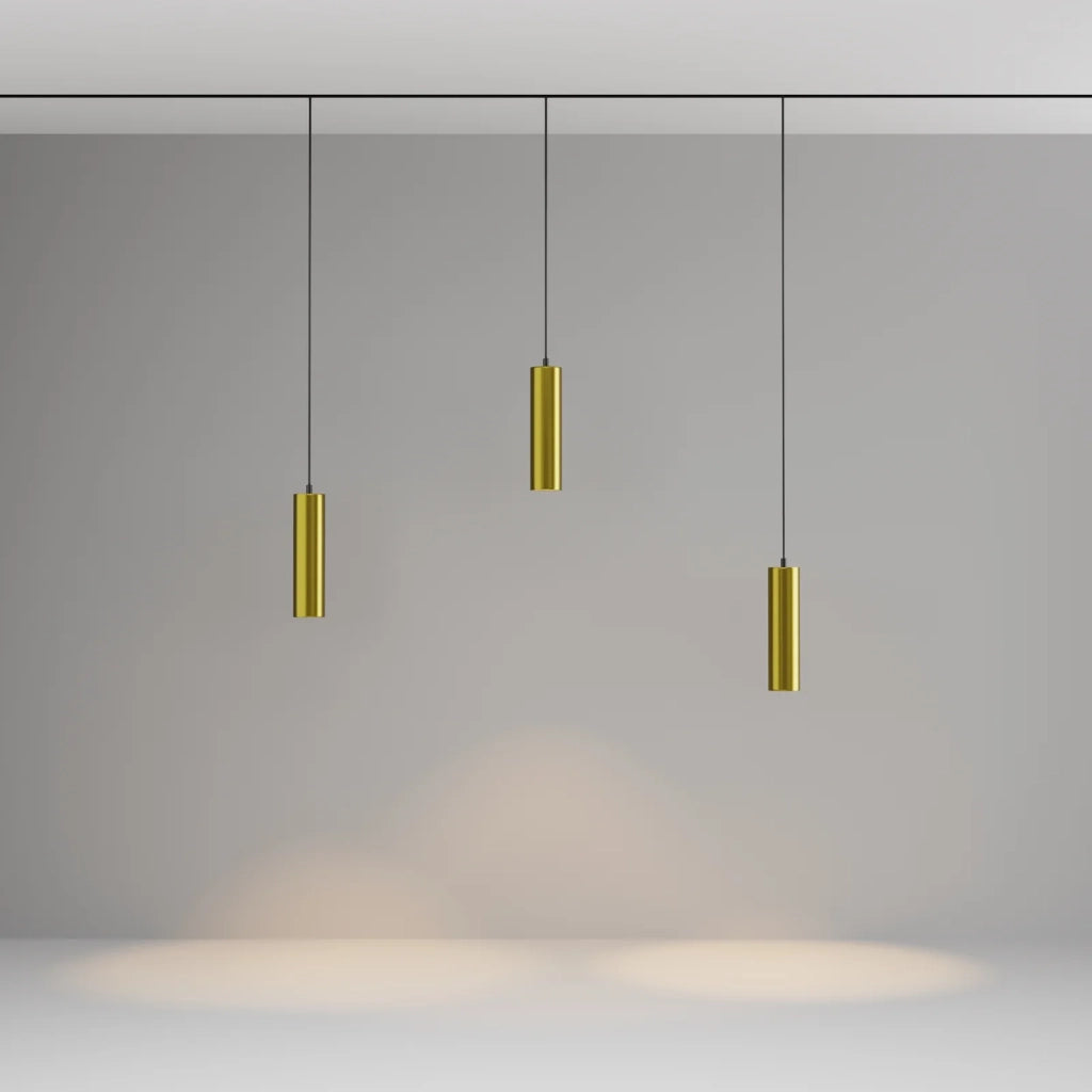 Maytoni Lampada da binario sospensione Exility Focus LED 1 luce LED integrato nero alluminio