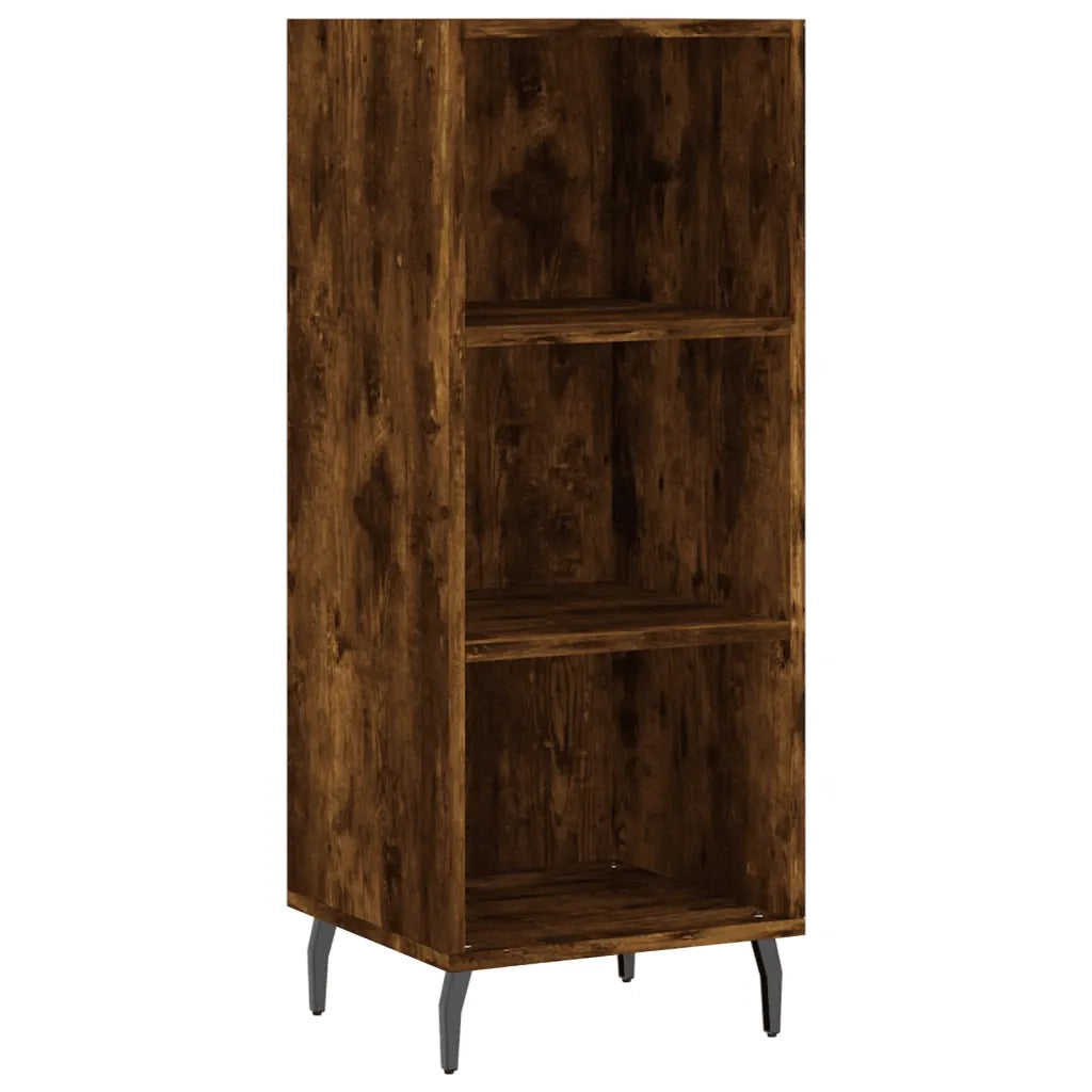 Credenza Rovere Fumo 34,5x34x180 cm in Legno Multistrato 3198998