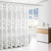 Tenda doccia in tessuto di poliestere lavabile, dimensioni 180 x 200 cm, impermeabile, antimuffa e idrorepellente.