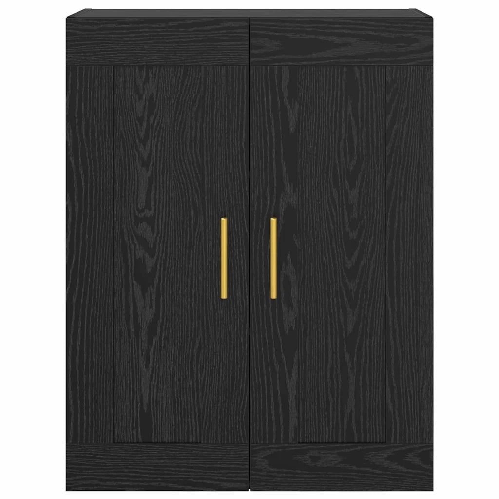 Pensile Rovere Nero 69,5 x 34 x 90 cm Legno multistrato