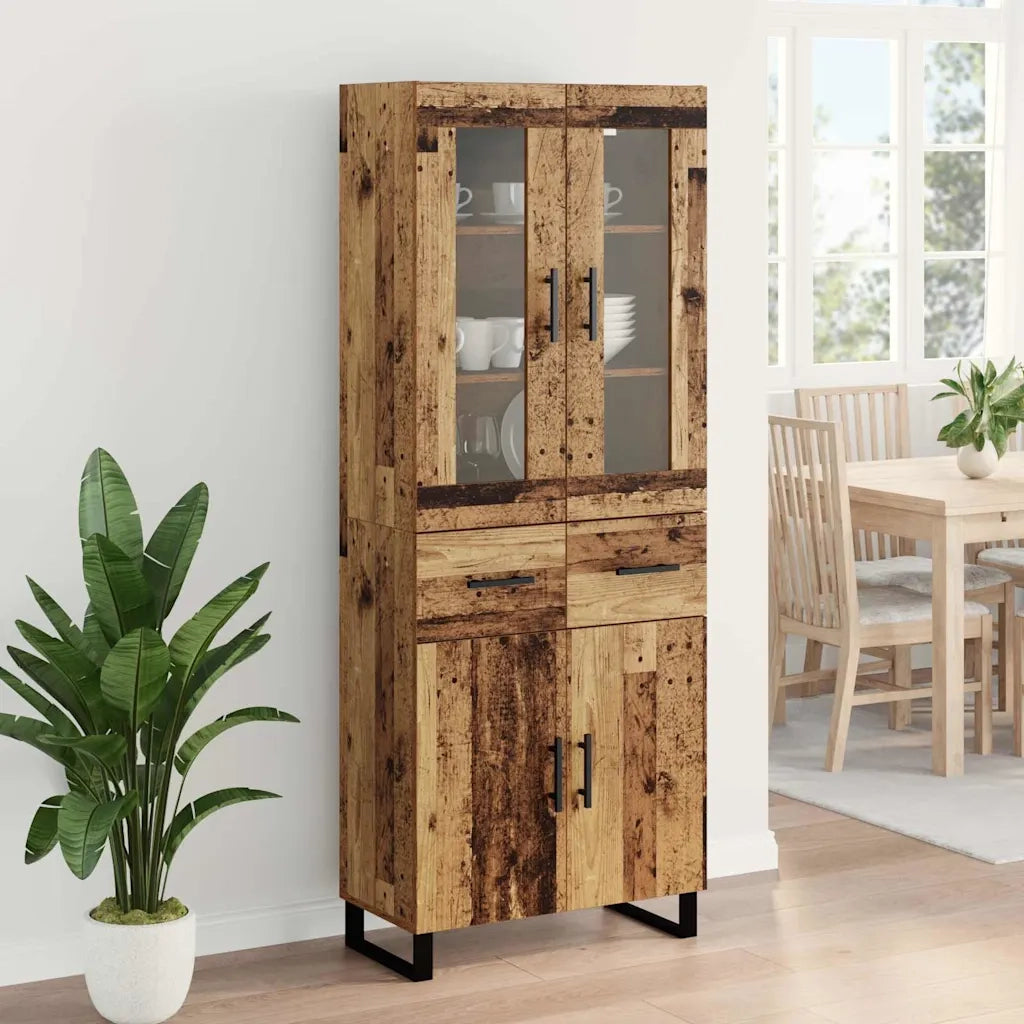 Credenza con cassetto 2 pcs Legno vecchio Legno multistrato 3415635