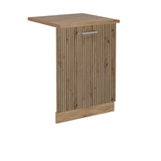 Pannello frontale della lavastoviglie R-Line Rovere artigianale/Rovere dorato 60 cm, PL Rovere Vicco