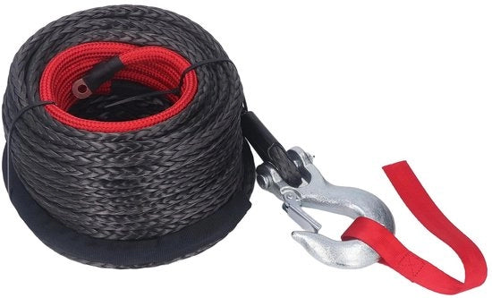 Tessuto sintetico resistente e duraturo - 10 mm x 30 m - Resistenza alla trazione 18,740 Pond - Adatto per veicoli da terreno - Ideale per ambienti difficili