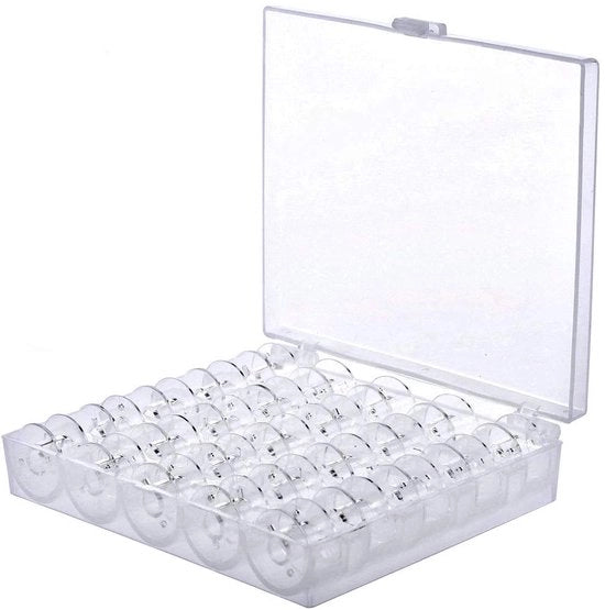 25 set di spazzole per cucito, spazzole per cucito in plastica con cassetta di conservazione per macchine per cucire Brother, Singer, Babylock, Janome, Kenmore