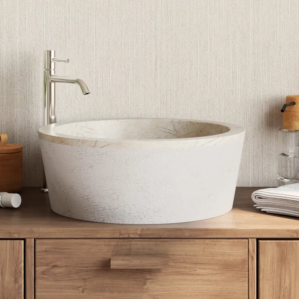 Lavandino Crema ?40x15 cm in Marmo CFW3644830