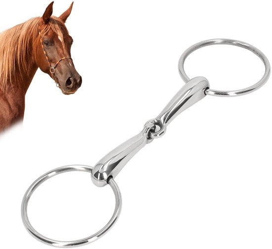 Costruzione a Rostfreddo - Morsa a Leva a Sfera - Controllo Migliorato - Adattamento di Passeggio Universale - Duraturo - Prestazioni Professional - Bit da Cavallo
