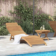 Lettino da sole 2 pcs Marrone 198 x 55 x 58,5 cm
