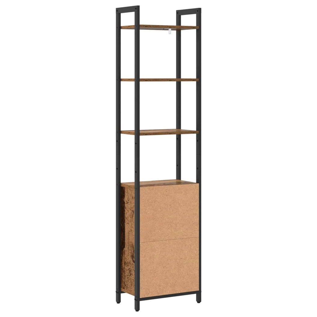 Armadio per Libri Legno vecchio 40 x 24 x 161 cm