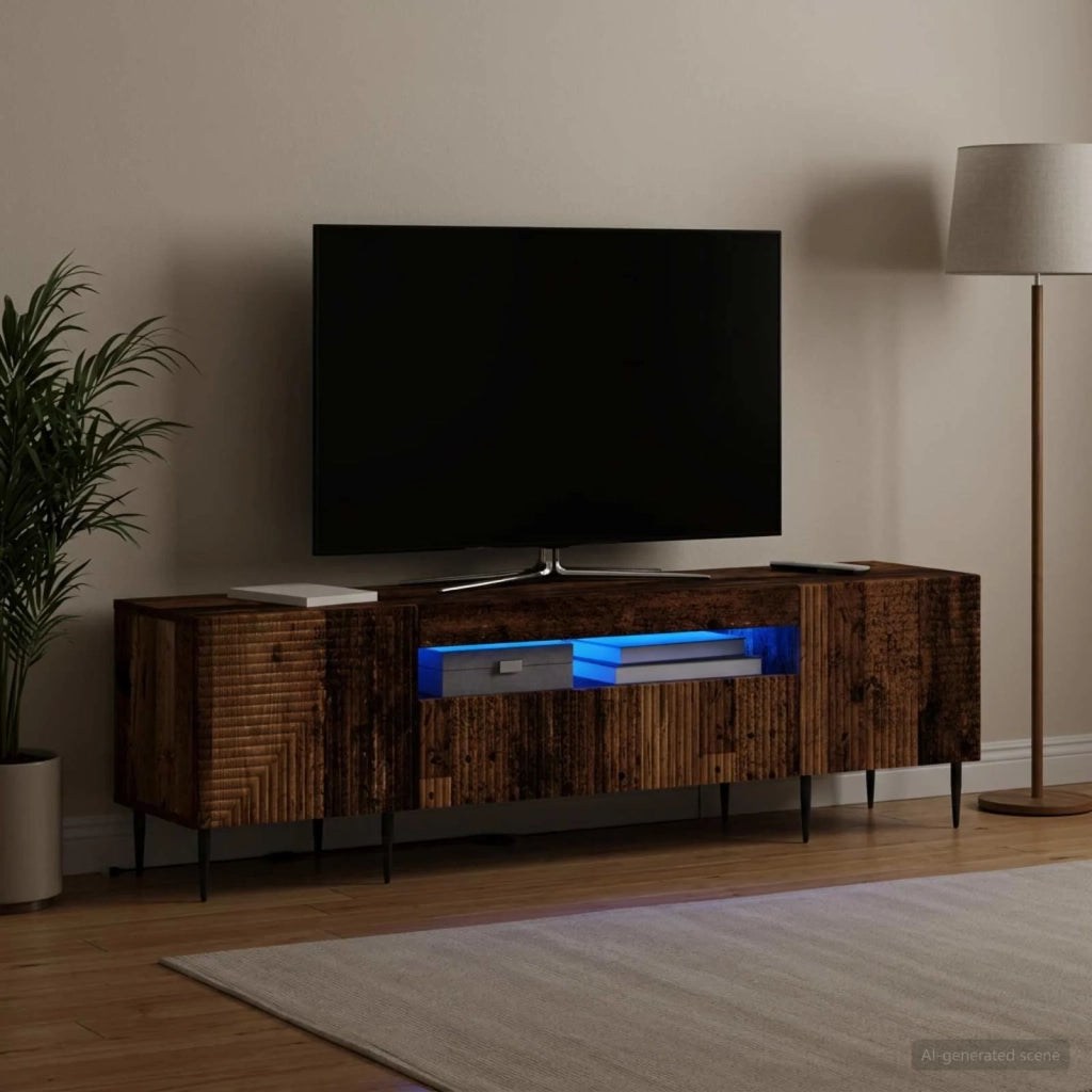Mobile TV LED Legno antico Legno ingegnerizzato 896913